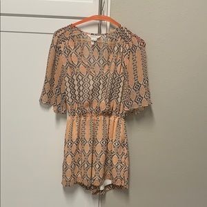 BCBG short sleeve romper size XS